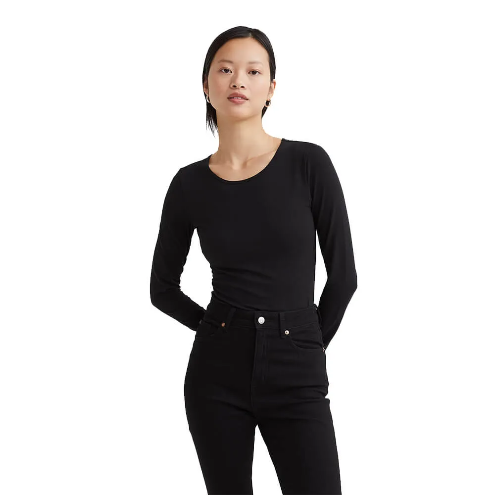 Long sleeve H&M Jersey Top, black